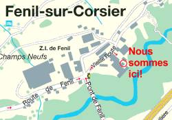 Plan d'acc&egrave;s &agrave; notre atelier