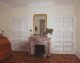 Bibliotheque style fin XIXeme laquee blanc