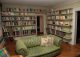 Bibliotheque peinte a l'eponge